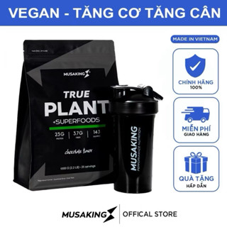 Bột Dinh Dưỡng Vegan True Plant Musaking 1000g - Quà Tặng