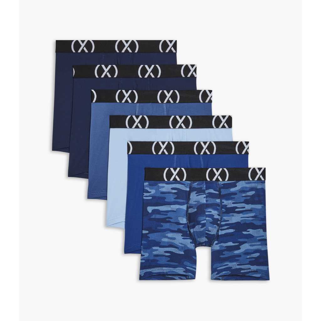 [Size S] - Quần Lót Nam 2XIST- 2(X)IST - (X) Sport  6" Boxer Brief tách set giao màu ngẫu nhiên