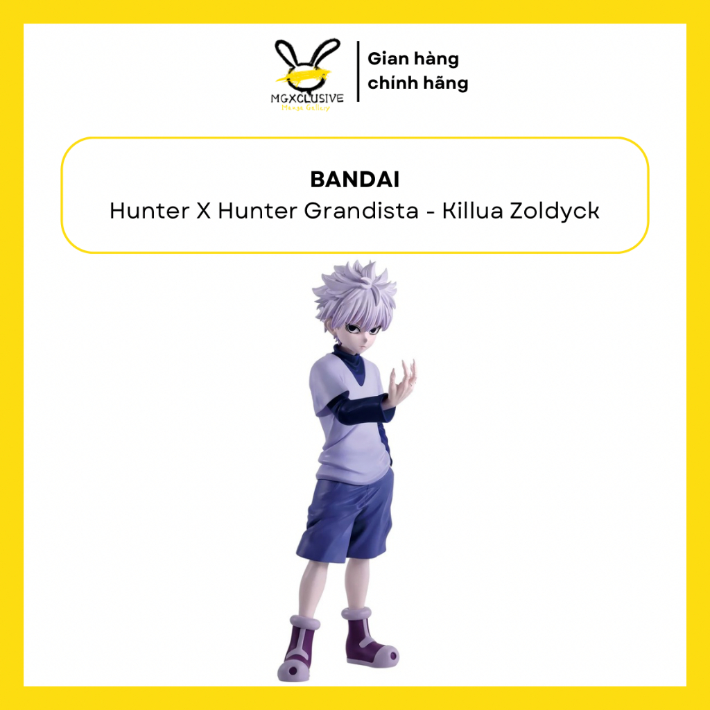 Mô Hình Chính Hãng Bandai Grandista - Hunter X Hunter Killua Zoldyck