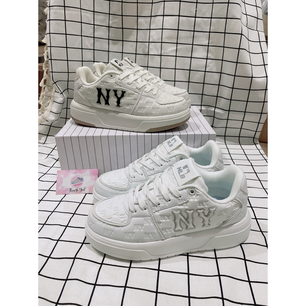 Giày thể thao chunky Liner NY , giày Nam Nữ mlb Tặng vớ
