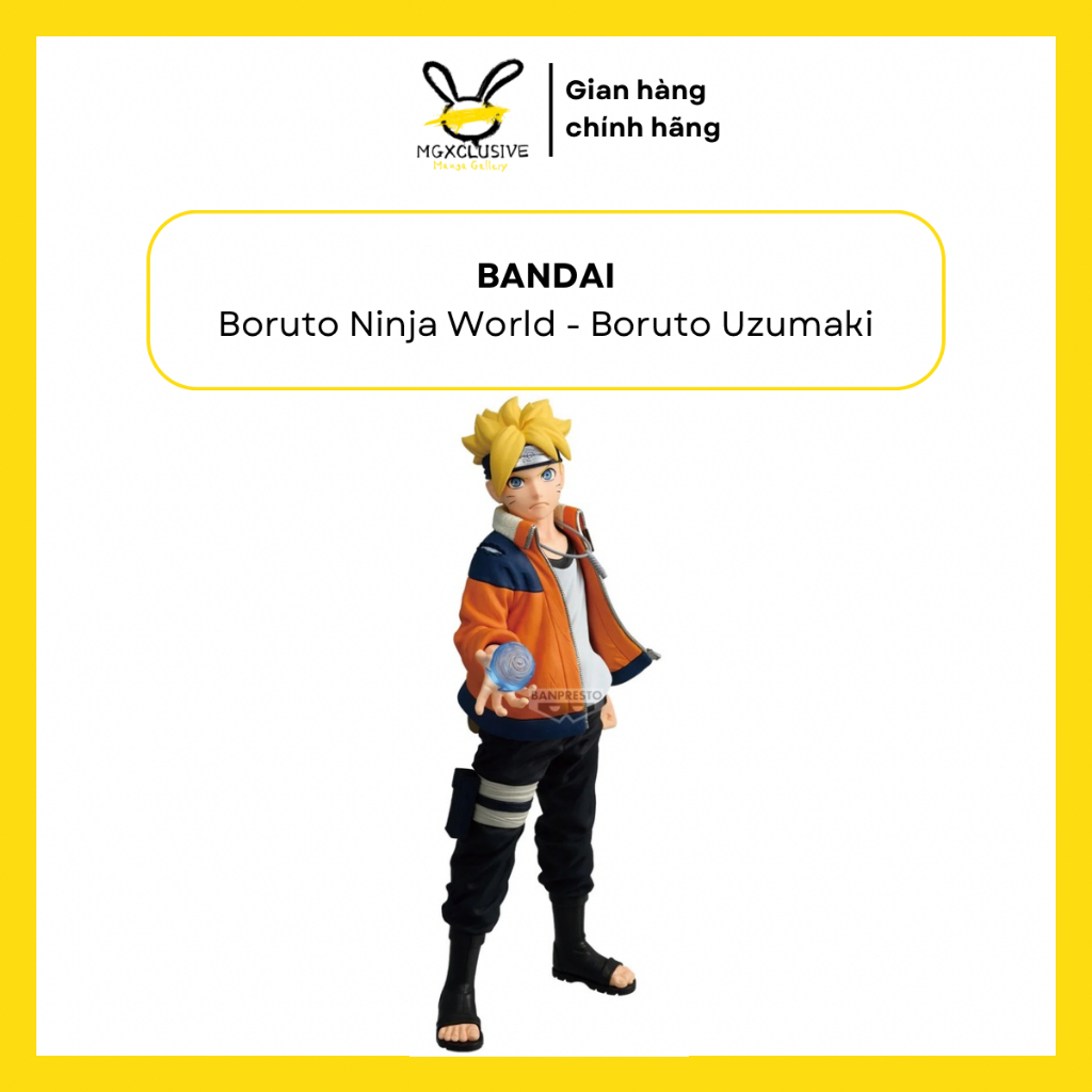 Mô Hình Chính Hãng Bandai - Boruto Ninja World Modeling Legend - Boruto Uzumaki