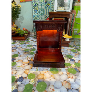 Bàn thờ ông địa thần tài gỗ thông mỹ ngang 40