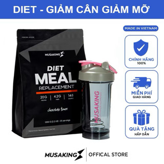 Bột Dinh Dưỡng Diet Milk Musaking 1000g - Thay Thế Bữa Ăn-Quà Tặng