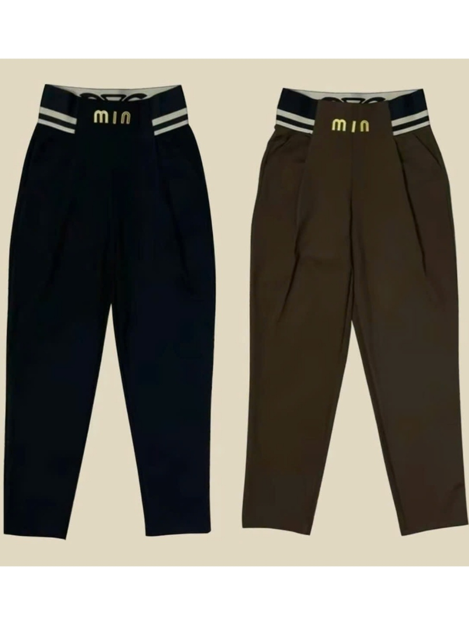 {Bigsize38-85kg} Quần UMI Hàn MIU-MIN Kiểu Dáng Baggy Co Giãn 4 Chiều -Umi bản cạp chun cao Quần Bag