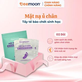 Mặt Nạ Ủ Chân Teemoon Tẩy Tế Bào Chết Lão Hóa, Chống Nứt Nẻ, Hương Hoa Lavender (2 đôi)