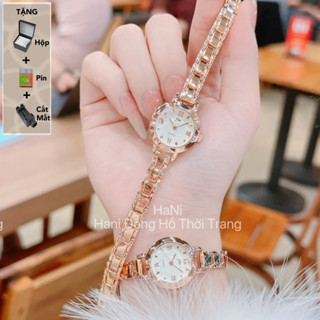 [MUA 1 TẶNG 3] Đồng Hồ Nữ Gossie JW Nhỏ Gọn- Sang Chảnh 4 Màu Lựa Chọn   đồng  hồ