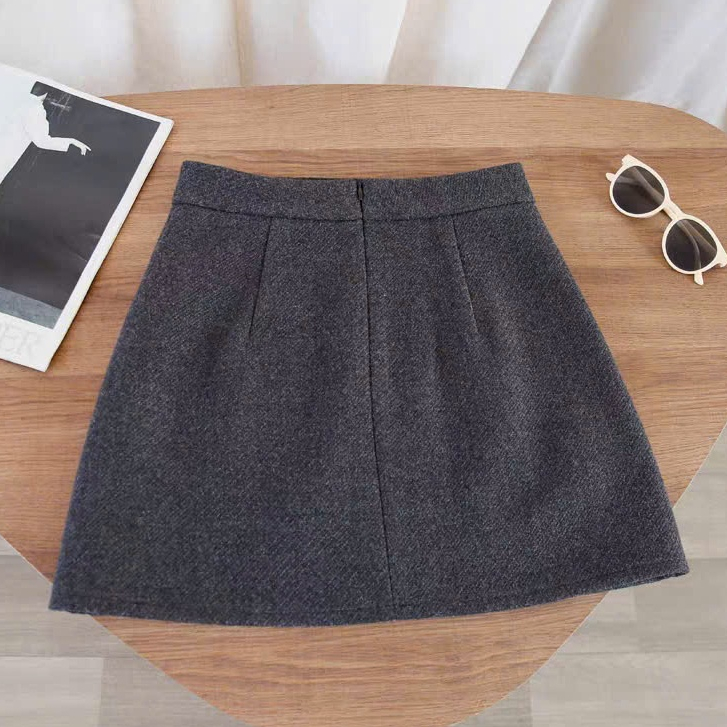 Chân Váy Ngắn Dạ Ép Bassic Dáng A Có Quần Bảo Hộ V245 | BigBuy360 - bigbuy360.vn