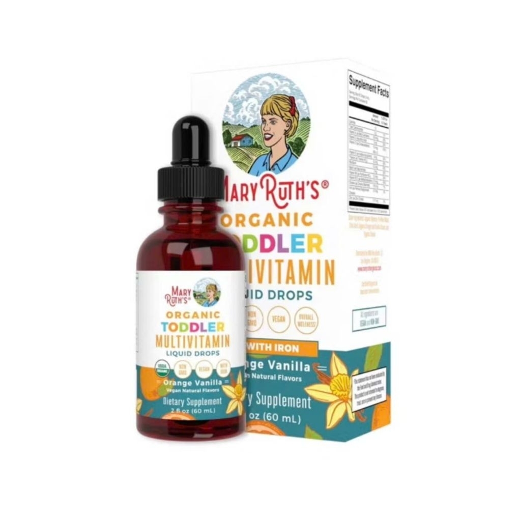 Thực phẩm bảo vệ sức khỏe MaryRuth Organic Toddler Multivitamin Liquid Drops (2fl Oz) 60ml