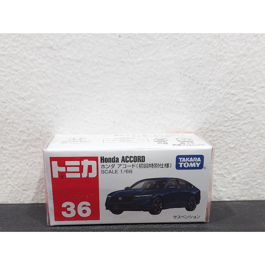 Xe mô hình Tomica No. 36 Honda Accord (Special First Edition) (new seal) - Made in Vietnam