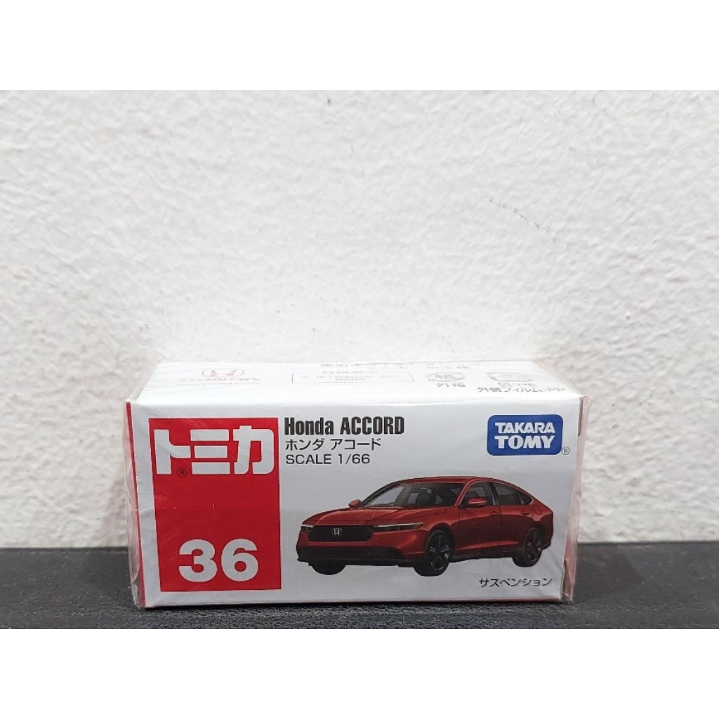 Xe mô hình Tomica No. 36 Honda Accord (new seal) - Made in Vietnam