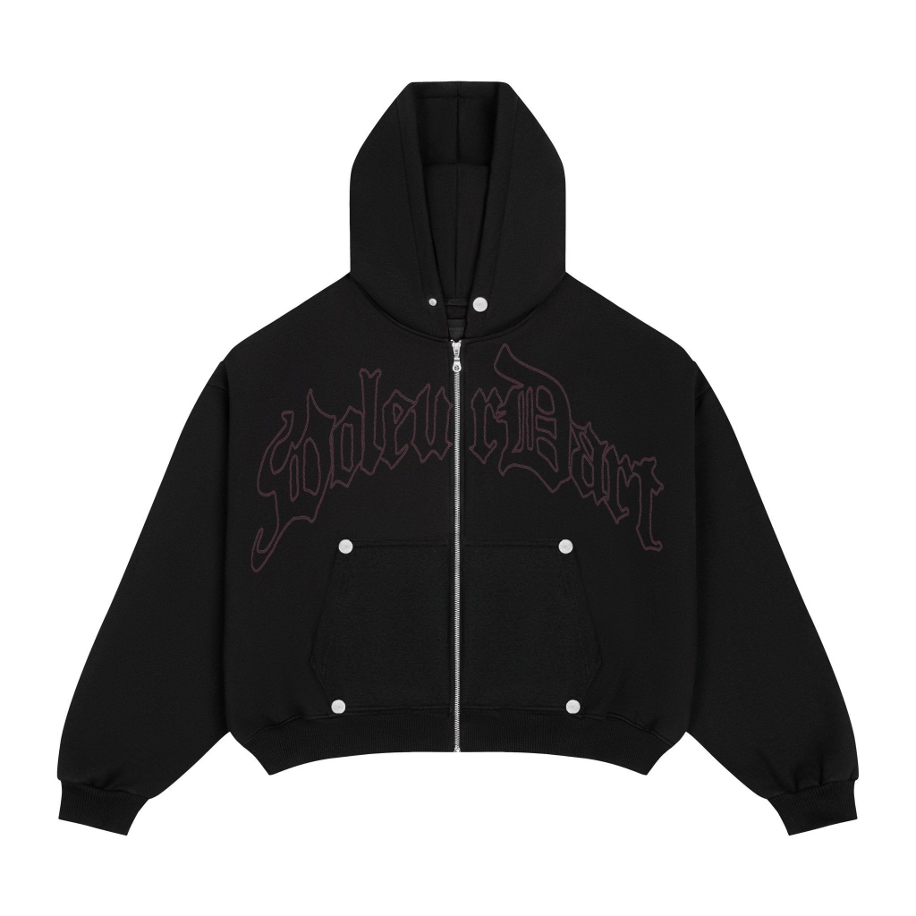 ÁO KHOÁC - HOODIE GOTHIC 4BUTTONS NỈ BÔNG - NÚT BẤM - NỈ BÔNG 400GSM | BigBuy360 - bigbuy360.vn