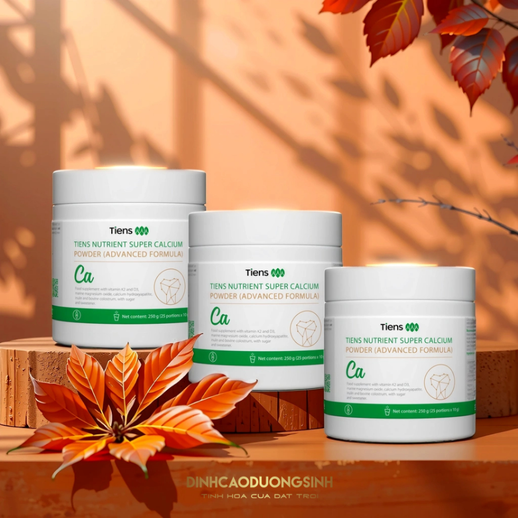 CANXI NHẬP KHẨU PHÁP - LIỆU TRÌNH 03 THÁNG - TPBS Tiens Nutrient Super Calcium Powder