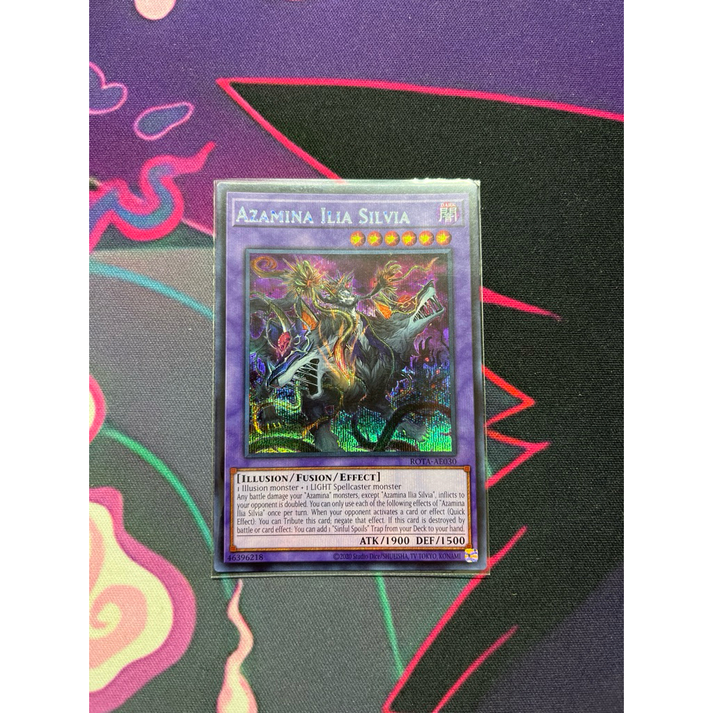 Thẻ bài Azamina Ilia Silvia ROTA-AE030 Secret Rare