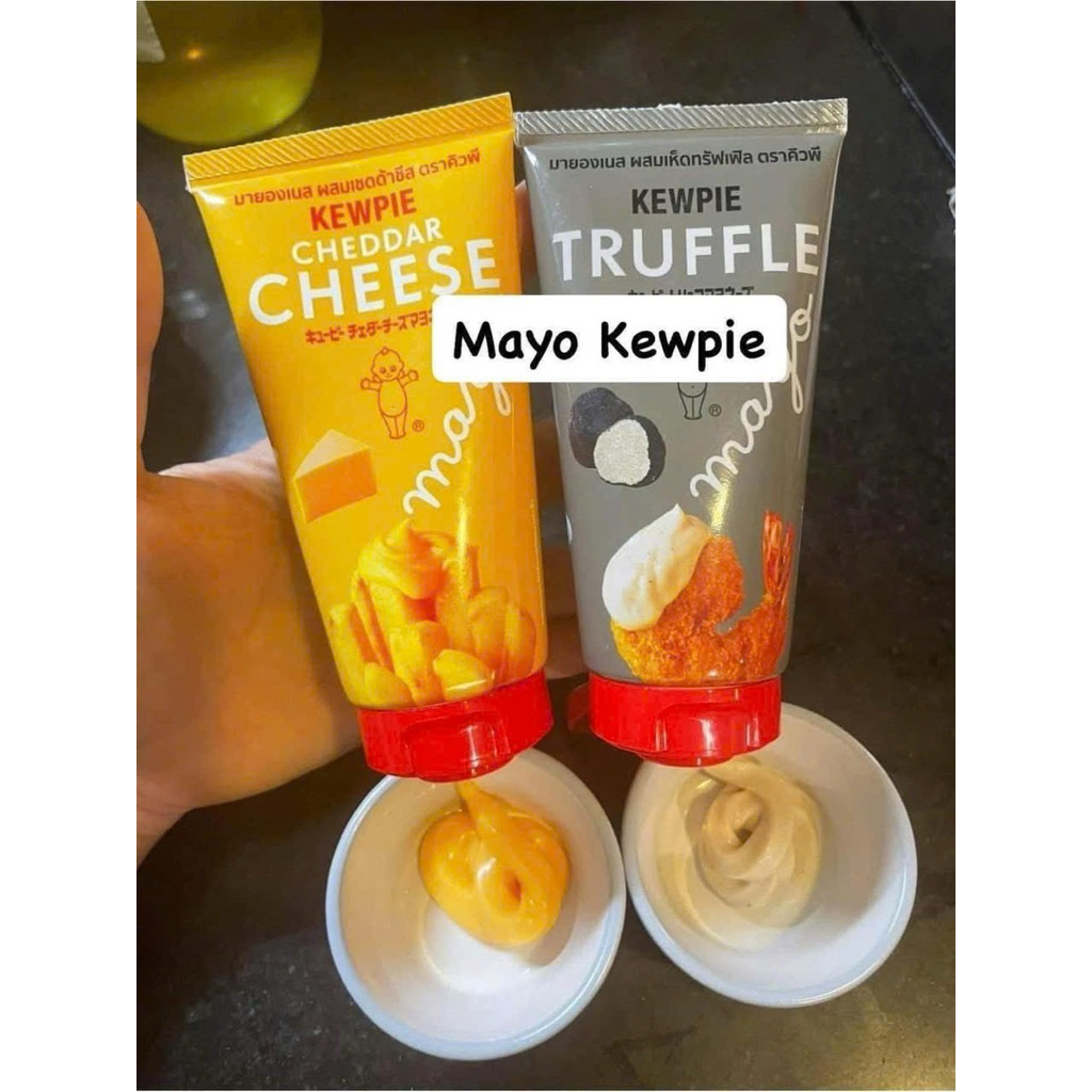 Sốt Mayo Kewpie phô mai Cheddar và nấm Truffle Thái Lan 🇹🇭 ( Hàng có sẵn)