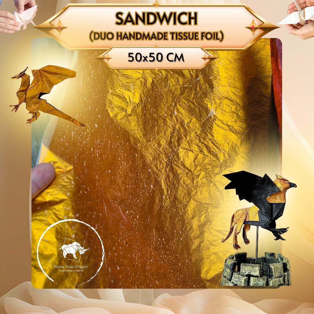 Tissue Foil - Giấy Foil 2 Màu Italy