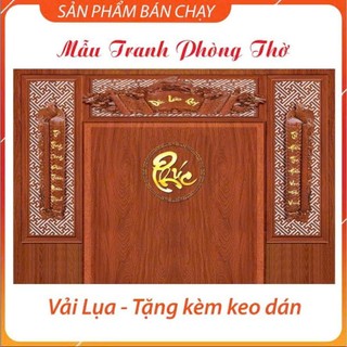Tranh dán tường 3D trang trí phòng thờ