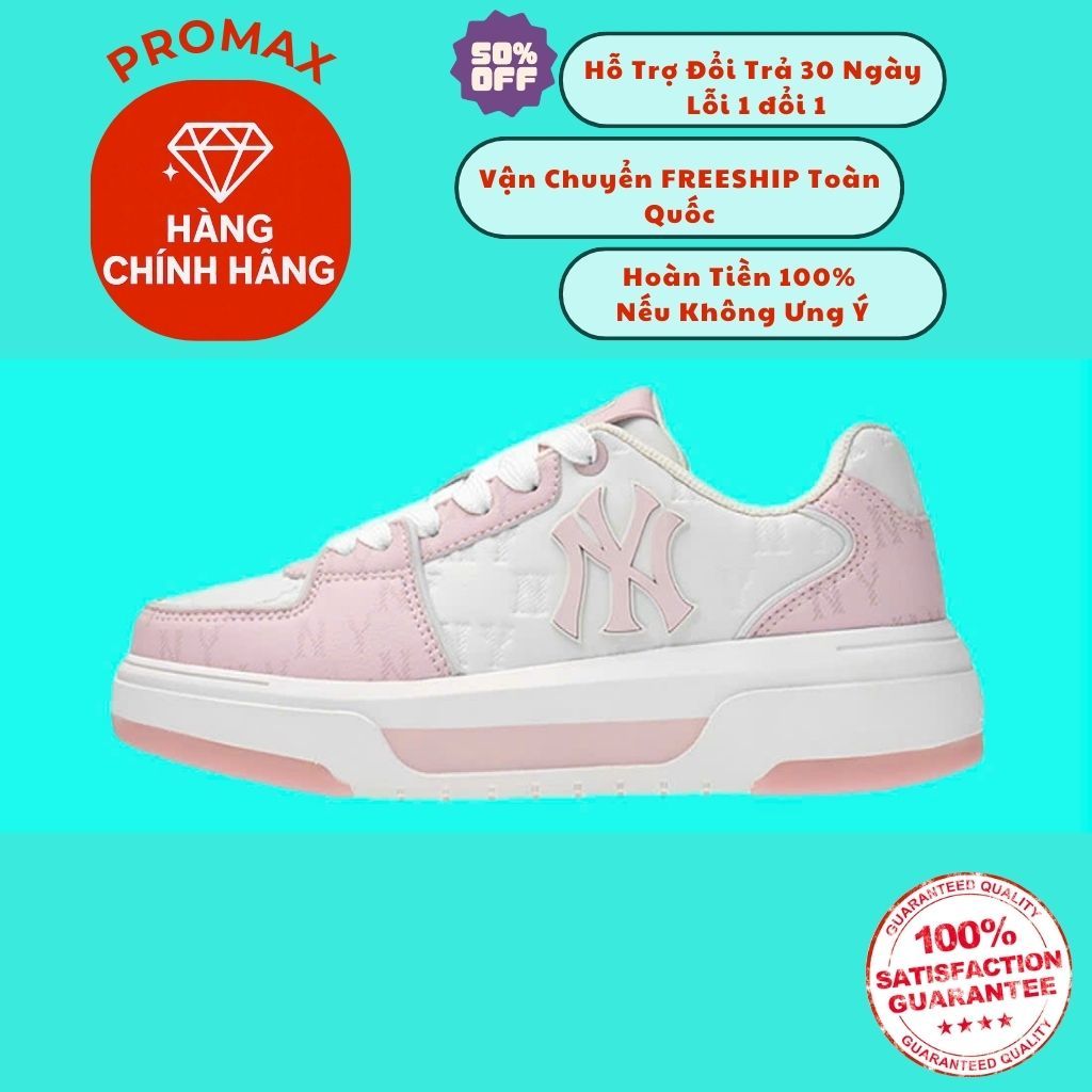 [ Hàng Chính Hãng ] Giày_MLB chunky liner màu hồng cho nữ