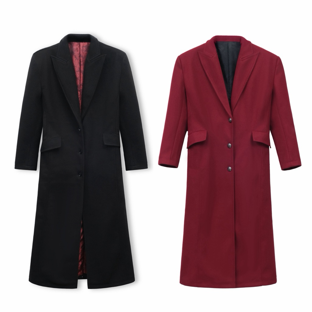 Áo Khoác Măng Tô Dạ Dáng Dài Wanes - Athena, Wanes x Athena Overcoat, Dày Dặn, Giữ Ấm Tốt, Tôn Dáng 