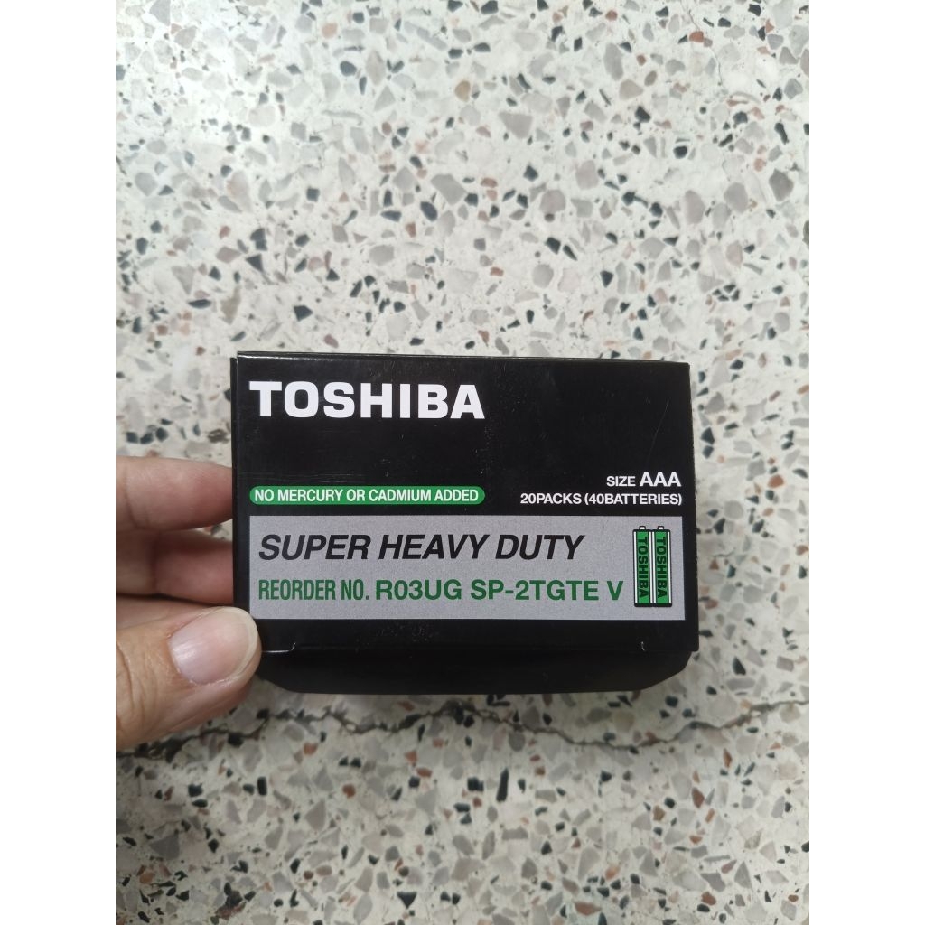 PIN TOSHIBA NHÍ AAA HÀNG XỊN 2 TEM( hộp 40 viên)