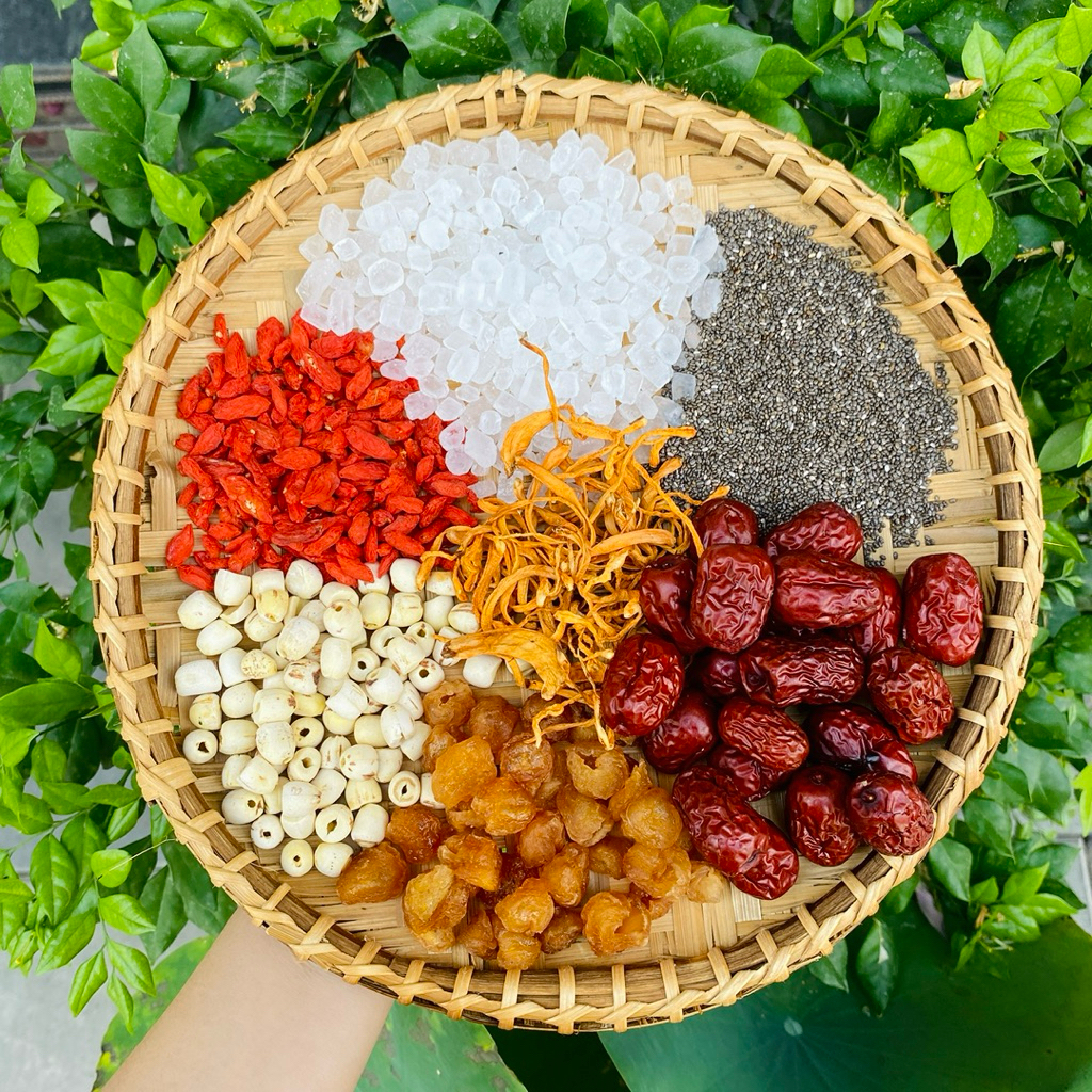 COMBO 7 MÓN NGUYÊN LIỆU CHƯNG KÈM YẾN SÀO KHÁNH HOÀ - Nha Trang Nest