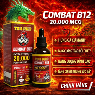 Dinh Dưỡng B12-20.000mcg nuôi g.à chế độ nở khung tăng nước máu hừng gà tăng gom bo đá (50ml, 100ml)