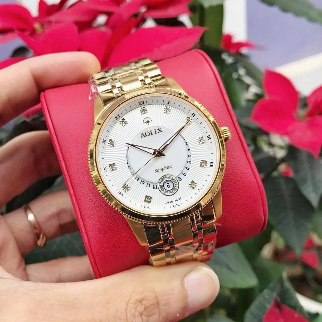 Đồng Hồ Nam Kim Loại Aolix 9136