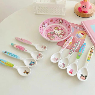 Muỗng thìa ăn cơm Hello Kitty - Doremon - Melody