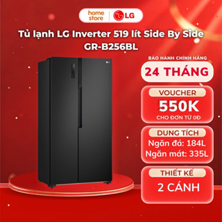 Tủ lạnh LG Inverter 519 lít Side By Side GR-B256BL