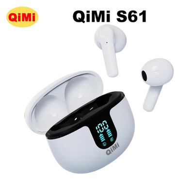 Tai Nghe Bluetooth QiMi S61 - Màn Hình LED Hiển Thị Dung Lượng Pin, Âm Thanh Sống Động, Khử Tiếng Ồn