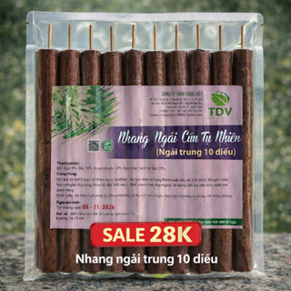 Nhang Ngải Cứu Loại Dài 18cm - Dụng Cụ Diện Chẩn - Hàng công ty Thảo Dược Việt