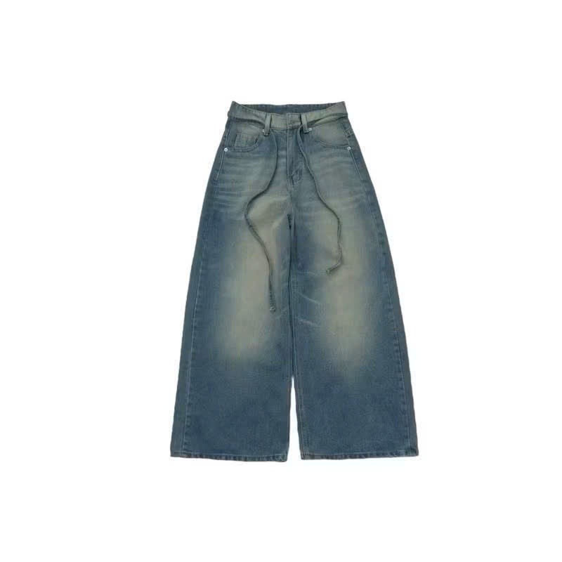Quần Jean Ống Rộng Unisex Nam Nữ Chất Jean Dày Dặn | BigBuy360 - bigbuy360.vn