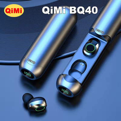 Tai Nghe Không Dây QiMi BQ40 - Nhét Tai Tiện Lợi, Chống Ồn, Chống Mồ Hôi, Kiểu Dáng Mới, Nhỏ Gọn
