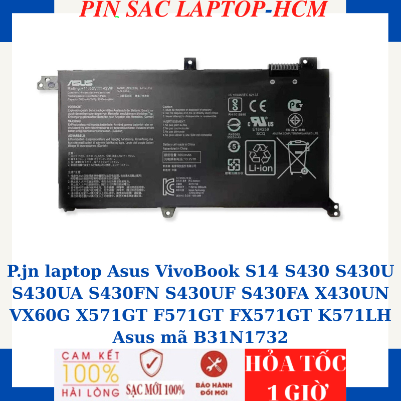 Sạc Pin Asus VivoBook S14 S430 S430U S430UA S430FN S430UF S430FA X430UN VX60G X571GT F571GT FX571GT 