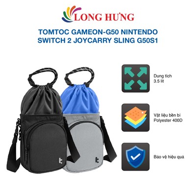 Túi đeo chéo Tomtoc GameOn-G50 Nintendo Switch 2 JoyCarry Sling G50S1 - Hàng chính hãng