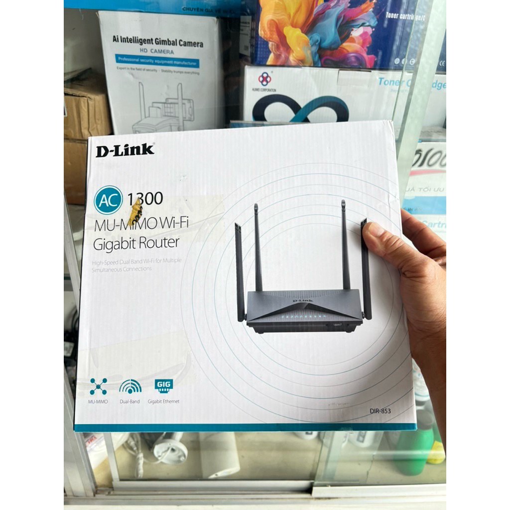 Router DLINK DIR853 AC 1300Mbps - USB 3.0 - WAN LAN GIGABIT 4 ANTENNA
