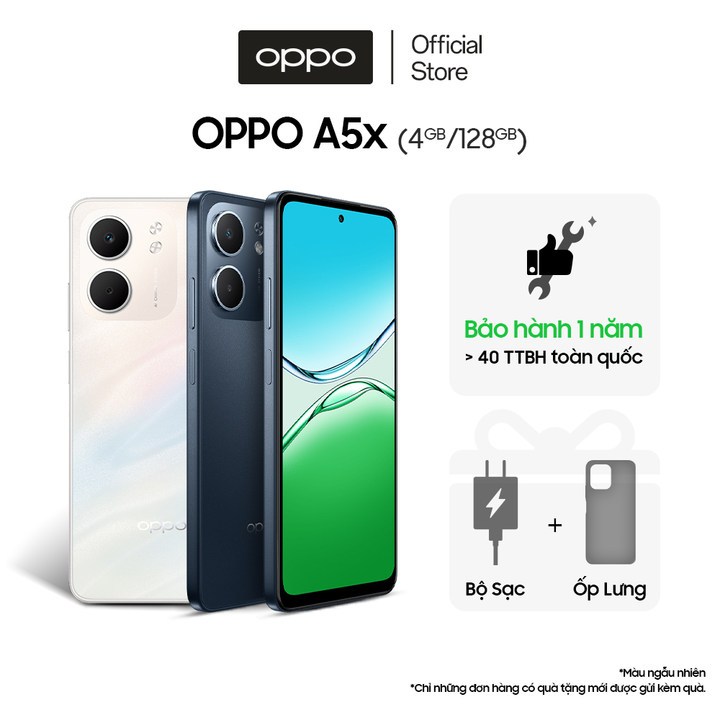 Điện thoại OPPO A5x 4GB/128GB có NFC, nhân bản ứng dụng - Hàng chính hãng | BigBuy360 - bigbuy360.vn