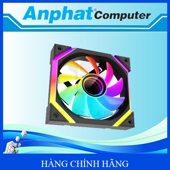 Quạt Tản Nhiệt Fan Case Leopard Galaxy SE ARGB Sync Main Đen– Hàng Chính Hãng