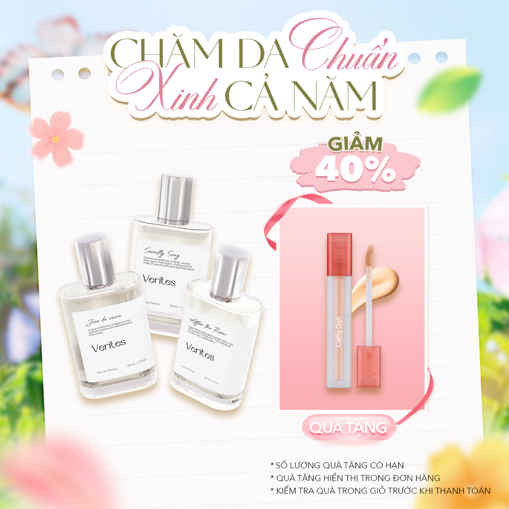 Bộ sưu tập Signature 5 hương nước hoa VERITES fullsize 50ml/chai