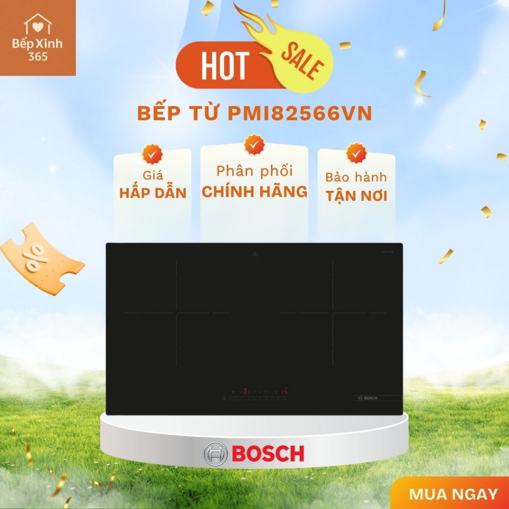 Bếp Tử Đôi BOSCH PMI82566VN SERIES 6 2800W - Tiết Kiệm Điện Dễ Sử Dụng