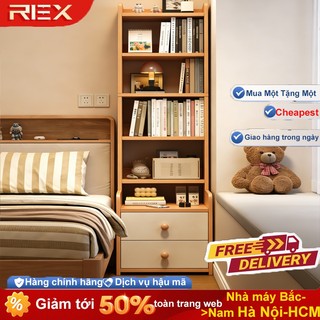 REX tủ đầu giường Tủ Kệ Dáng Cao 5 Tầng Tủ Gỗ Để Bàn Tab Đầu Giường Gỗ MDF Cao Cấp Màu Gỗ