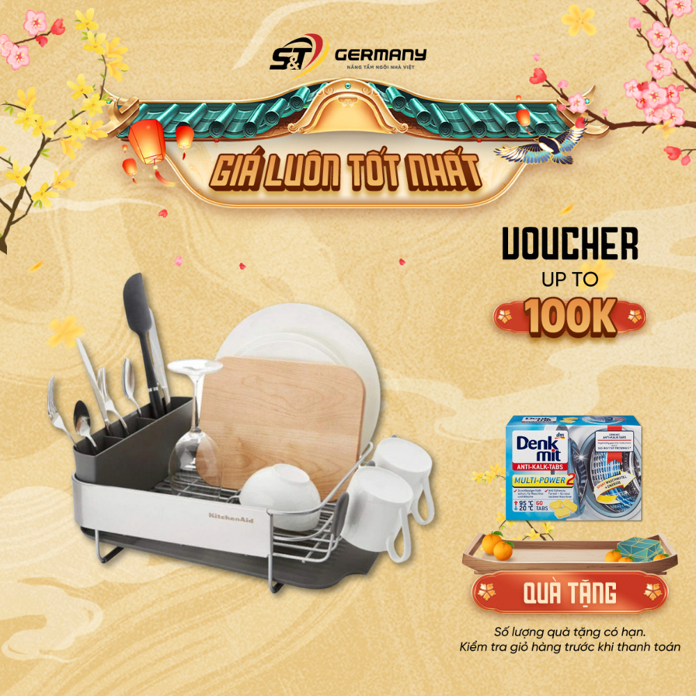 HCM Kệ Úp Chén Dĩa KitchenAid KE894BXCG cao cấp GermanySnT 450401