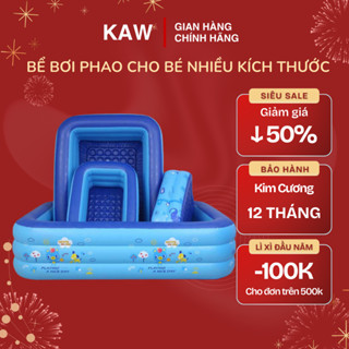 Phao bơi cho bé chính hãng KAW dày dặn, bền đẹp, đáy chống trượt -Nhiều kích th ước