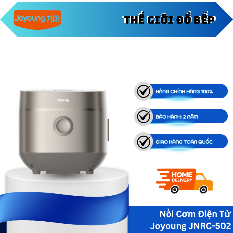 Nồi Cơm Điện Tử Joyoung JNRC-502 – Điều Khiển Cảm Ứng – Giữ Ấm Tự Động – Thiết Kế Hiện Đại – TGB