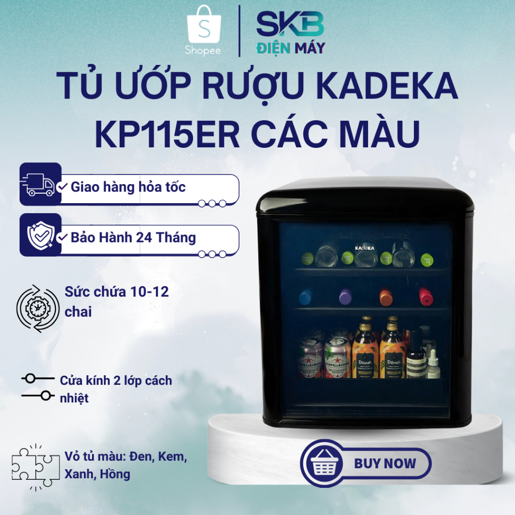 Tủ ướp rượu Kadeka KP115ER - Bảo Hành 24 Tháng