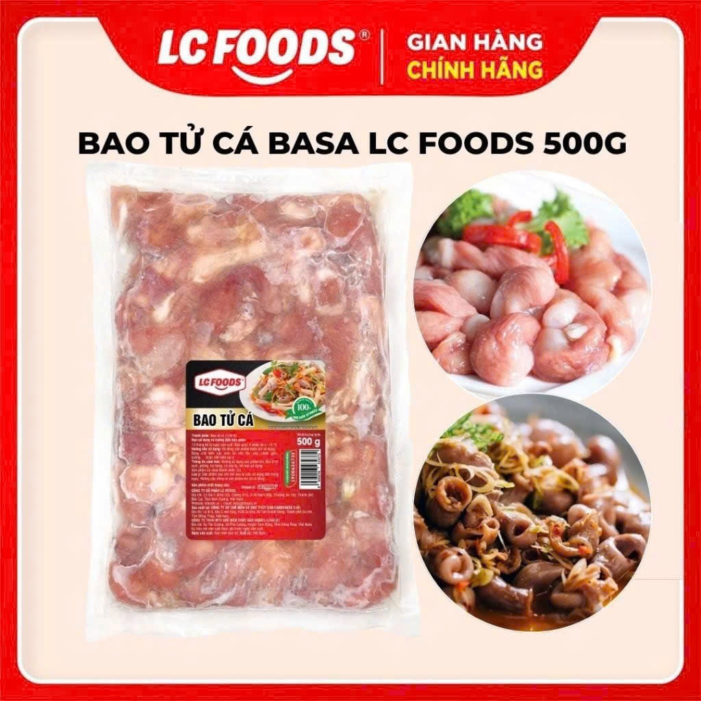 Bao tử cá BASA LC food vĩ 500gr ( hỏa tốc TPHCM )