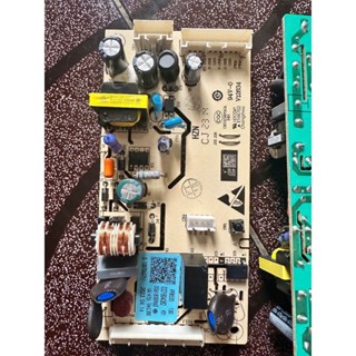 Mạch nguồn tủ lạnh Aqua tháo zin Tem xanh