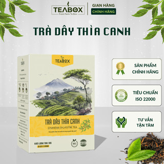 Trà Dây Thìa Canh Tốt Cho Người Tiểu Đường Giảm Đường Huyết Mỡ Máu | Hộp 30 Túi Lọc x 3g TEABOX