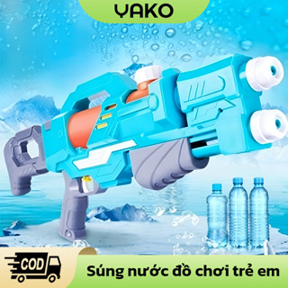 YAKO Súng Bắn Nước 2 Nòng Cỡ Lớn, Đồ chơi trẻ em phun nước an toàn cho bé