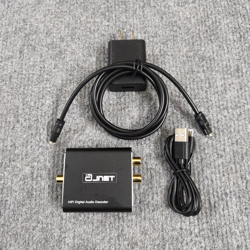 Đầu Giải Mã Âm Thanh JNET HS202 Chuyển Cổng Quang (Optical) ra AV Giúp âm thanh mượt mà