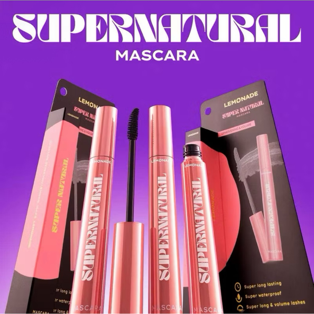 Chuốt mi Lemonade Supernatural Mascara cong dày dài lâu trôi 7.5g